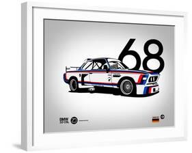 1968 BMW 3.0 CSL-NaxArt-Framed Art Print