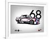 1968 BMW 3.0 CSL-NaxArt-Framed Art Print