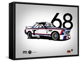 1968 BMW 3.0 CSL-NaxArt-Framed Stretched Canvas