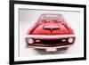 1968 Chevy Camaro Front End Watercolor-NaxArt-Framed Art Print