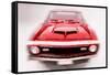 1968 Chevy Camaro Front End Watercolor-NaxArt-Framed Stretched Canvas