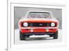 1968 Chevy Camaro SS Watercolor-NaxArt-Framed Art Print