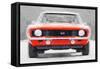 1968 Chevy Camaro SS Watercolor-NaxArt-Framed Stretched Canvas