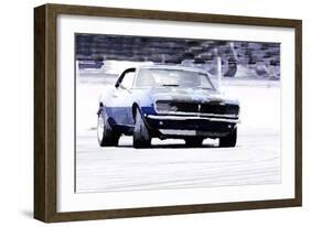 1968 Chevy Camaro Watercolor-NaxArt-Framed Art Print
