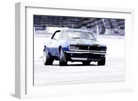 1968 Chevy Camaro Watercolor-NaxArt-Framed Art Print