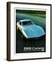 1968 Corvette True Sports Car-null-Framed Art Print