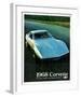 1968 Corvette True Sports Car-null-Framed Art Print