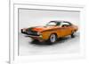 1968 Dodge Challenger Watercolor-NaxArt-Framed Art Print