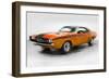 1968 Dodge Challenger Watercolor-NaxArt-Framed Art Print