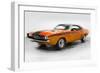 1968 Dodge Challenger Watercolor-NaxArt-Framed Art Print