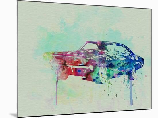 1968 Dodge Charger-NaxArt-Mounted Art Print