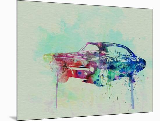 1968 Dodge Charger-NaxArt-Mounted Art Print