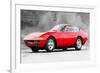 1968 Ferrari 365 GTB4 Daytona Watercolor-NaxArt-Framed Premium Giclee Print