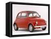 1968 Fiat 500 F-null-Framed Stretched Canvas