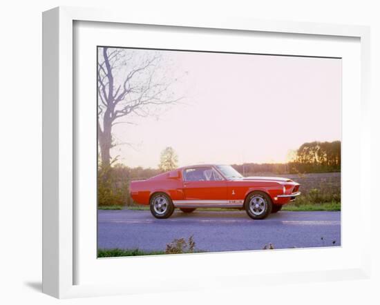 1968 Ford mustang GT350 Shelby cobra-null-Framed Photographic Print