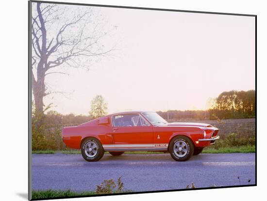 1968 Ford mustang GT350 Shelby cobra-null-Mounted Photographic Print