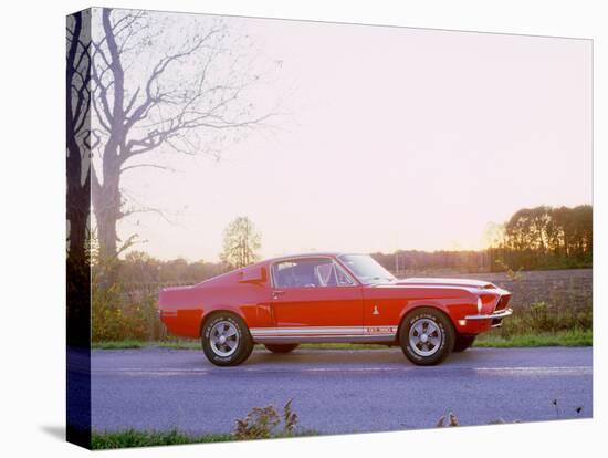 1968 Ford mustang GT350 Shelby cobra-null-Stretched Canvas