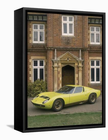 1968 Lamborghini Miura SV-null-Framed Stretched Canvas