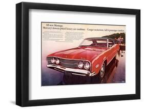 1968 Mercury - Cougar Montego-null-Framed Art Print