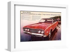 1968 Mercury - Cougar Montego-null-Framed Art Print