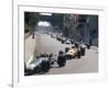 1968 Monaco Grand Prix, Jochen Rindt in Brabham leads Bruce McLaren in McLaren-Ford-null-Framed Photographic Print