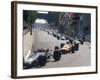 1968 Monaco Grand Prix, Jochen Rindt in Brabham leads Bruce McLaren in McLaren-Ford-null-Framed Photographic Print