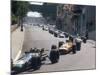 1968 Monaco Grand Prix, Jochen Rindt in Brabham leads Bruce McLaren in McLaren-Ford-null-Mounted Photographic Print
