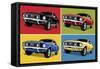 1968 Mustang Classic Car-Ron Magnes-Framed Stretched Canvas