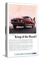 1968 Mustang King of the Road-null-Stretched Canvas