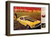 1968 Mustang Turn Yourself On-null-Framed Art Print