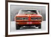 1968 Pontiac GTO Front Watercolor-NaxArt-Framed Premium Giclee Print