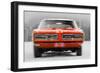 1968 Pontiac GTO Front Watercolor-NaxArt-Framed Art Print