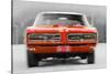 1968 Pontiac GTO Front Watercolor-NaxArt-Stretched Canvas