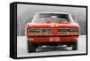 1968 Pontiac GTO Front Watercolor-NaxArt-Framed Stretched Canvas