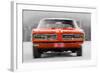 1968 Pontiac GTO Front Watercolor-NaxArt-Framed Art Print