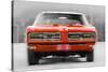 1968 Pontiac GTO Front Watercolor-NaxArt-Stretched Canvas
