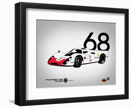 1968 Porsche 908-NaxArt-Framed Art Print