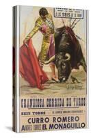 1968 Spanish Bullfight Poster Plaza De Toros De Fuengirola-null-Stretched Canvas