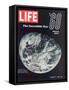 1968 Special Issue, NASA Shot of Earth from Space, Apollo 8 Mission, January 10, 1969-null-Framed Stretched Canvas