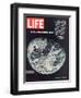 1968 Special Issue, NASA Shot of Earth from Space, Apollo 8 Mission, January 10, 1969-null-Framed Photographic Print