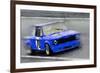 1969 BMW 2002 Racing Watercolor-NaxArt-Framed Premium Giclee Print