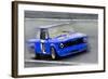 1969 BMW 2002 Racing Watercolor-NaxArt-Framed Art Print