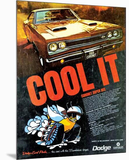 1969 Coronet Super Bee-Cool It-null-Mounted Premium Giclee Print
