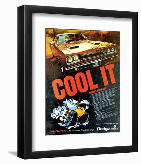 1969 Coronet Super Bee-Cool It-null-Framed Art Print