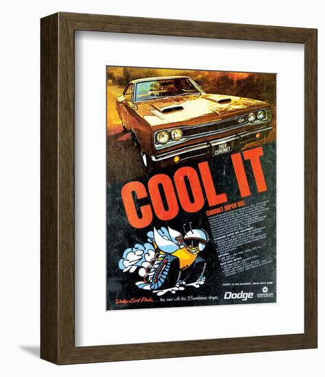 1969 Coronet Super Bee-Cool It-null-Framed Art Print