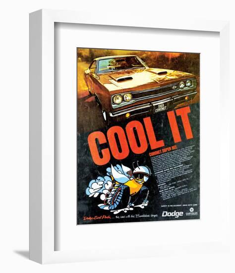 1969 Coronet Super Bee-Cool It-null-Framed Art Print