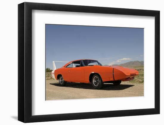 1969 Dodge Charger Daytona 440-S. Clay-Framed Photographic Print