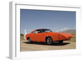 1969 Dodge Charger Daytona 440-S. Clay-Framed Photographic Print