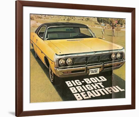 1969 Dodge Polara Gator Top-null-Framed Art Print