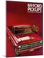 1969 Ford F-100 pick up truck brochure-null-Mounted Photographic Print
